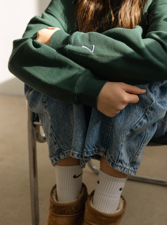 FOREST GREEN HEAVYWEIGHT HOODIE