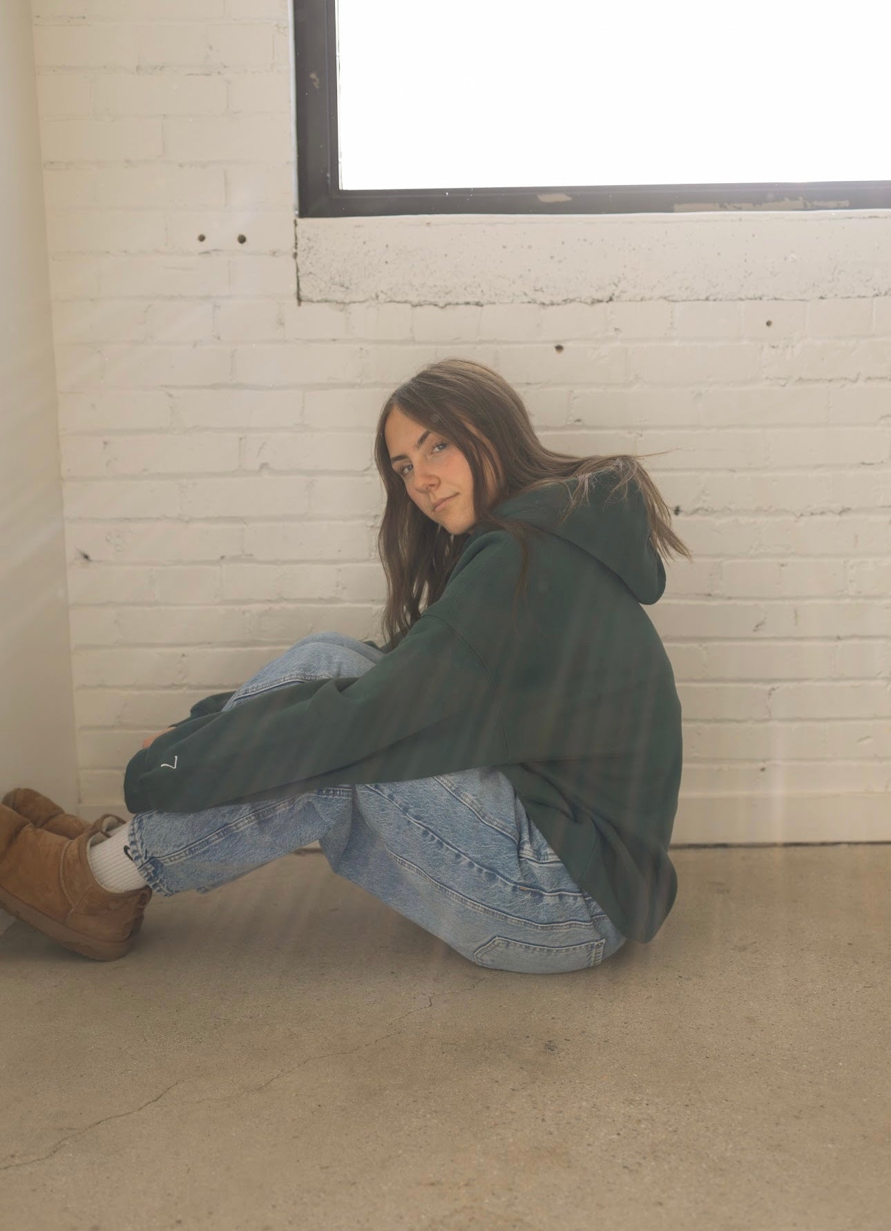 FOREST GREEN HEAVYWEIGHT HOODIE