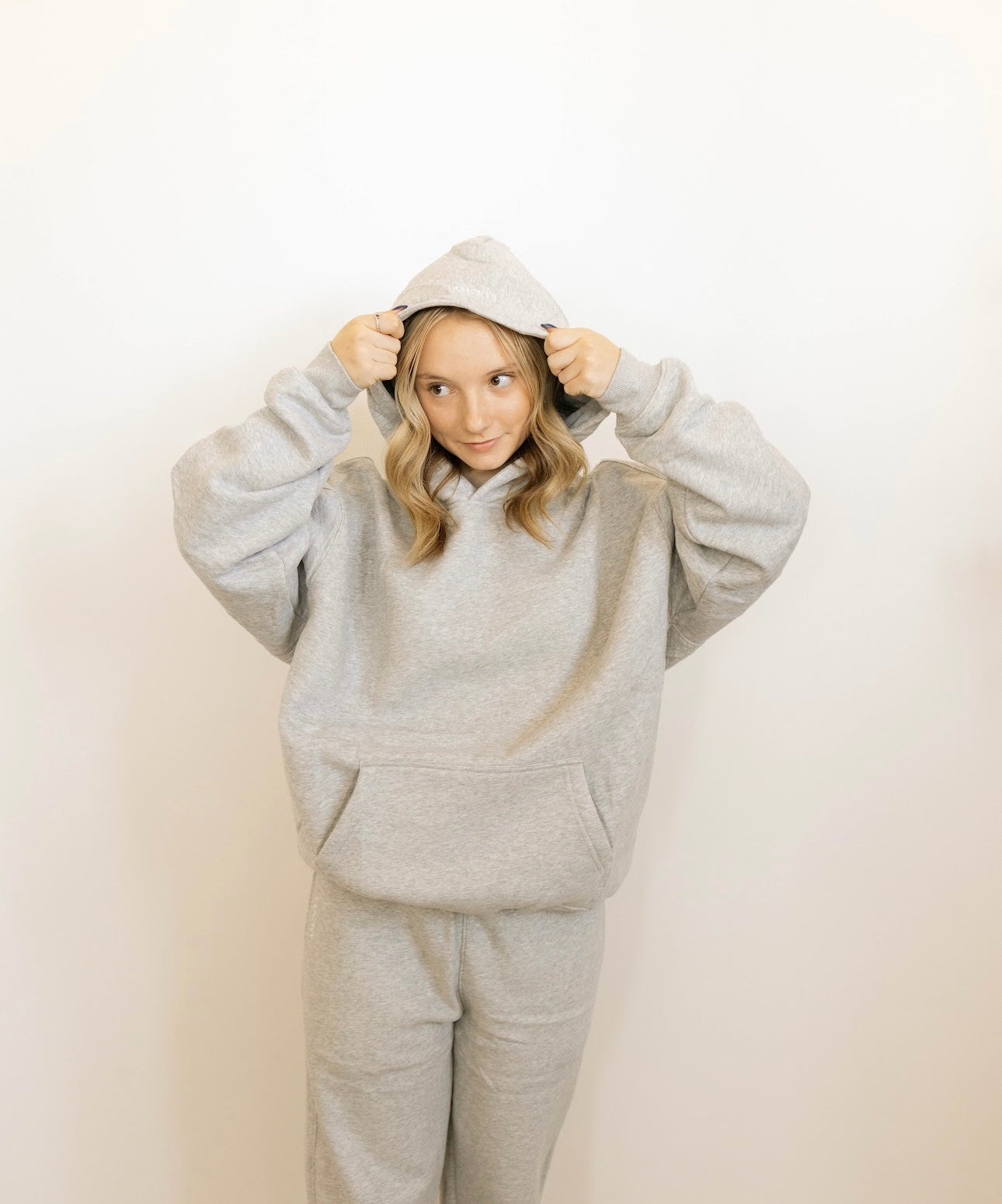 LIGHT GREY HEAVYWEIGHT HOODIE